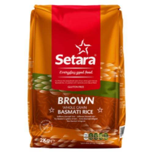 Setara Brown Whole Grain Basmati Rice 2KG-SurulereFoods